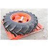 Image 3 : Michelin Agri Bib 12.4x24, New tire and rim to fit Kubota tractor