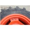 Image 5 : Michelin Agri Bib 12.4x24, New tire and rim to fit Kubota tractor