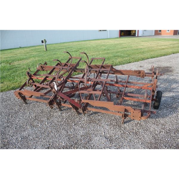 Kongskilde 10' 3pth S tine cultivator,with 2- 1' extensions (12')