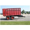 Image 5 : Used 16' tandem hydraulic dump trailer, hydraulic end gate, HD under carriage