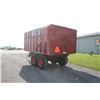 Image 8 : Used 16' tandem hydraulic dump trailer, hydraulic end gate, HD under carriage