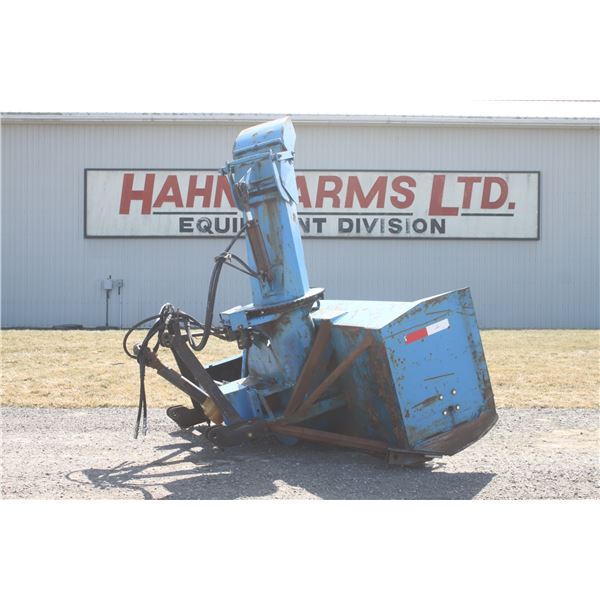 Pronovost P860, 7' single auger snowblower, hydraulic turn, hydraulic