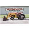 Image 1 : MF 255 2wd tractor, MF 100 loader front pump, 16.9x28, 8 speed, 1796 hours