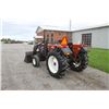 Image 8 : Hesston 55-46 2wd tractor, Frey 7510 loader, 6' bucket, 14.9x28, 1 remote, 3485 hours