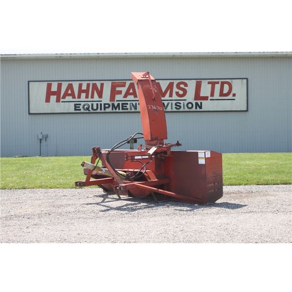 Agro Trend 7.5' single auger snowblower, hydraulic turn, 540 pto