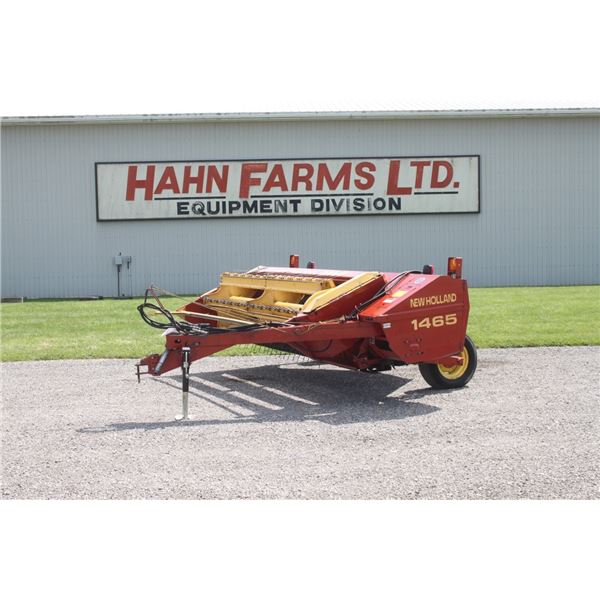 New Holland 1465 9' haybine, rubber conditioning rolls, good condition