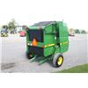 Image 5 : JD 335 4x4 round baler, ramp, hydraulic tie, double twine arm