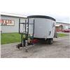 Image 2 : Penta 4100 single axle mixer wagon, single verticle screw, scales, stainless unloading chute, good c