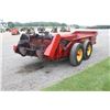 Image 6 : New Holland 185 tandem axle manure spreader, top beater, end gate