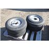 Image 3 : Set of 4 tires and rims 195/75D14 to fit Hako City Master 1200, Local Municipal Unit