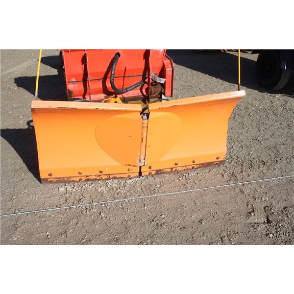 Wiedenmann 58" hydraulic angle sidewalk V plow, Local Municipal Unit