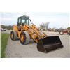 Image 4 : Case 621 BXT 4wd wheel loader, cab, air, Cummins 5.9 turbo engine, Cat Itquick coupler, 3rd funtion,