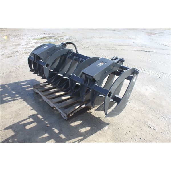 HLA 84" stone fork, double grapple, alo/euro hookup, Local Municipal Unit