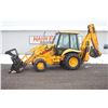 Image 1 : JCB 214 Series 3 Sitemaster , 4wd backhoe, cab, 4 and 1 bucket, flipover forks, 19.5x24, E-hoe, 4297