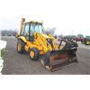 Image 4 : JCB 214 Series 3 Sitemaster , 4wd backhoe, cab, 4 and 1 bucket, flipover forks, 19.5x24, E-hoe, 4297