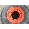Image 4 : Set of 12x16.5 tires and rims to fit Bobcat skidsteer, 8 bolt