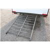 Image 12 : Northtrail 10'x8' enclosed snowmobile trailer, white, single, 2007 model, Local Municipal Unit