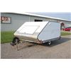 Image 2 : Northtrail 10'x8' enclosed snowmobile trailer, white, single, 2007 model, Local Municipal Unit