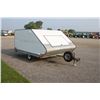 Image 4 : Northtrail 10'x8' enclosed snowmobile trailer, white, single, 2007 model, Local Municipal Unit