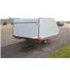 Image 6 : Northtrail 10'x8' enclosed snowmobile trailer, white, single, 2007 model, Local Municipal Unit