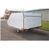 Image 8 : Northtrail 10'x8' enclosed snowmobile trailer, white, single, 2007 model, Local Municipal Unit