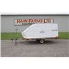 Image 1 : Northtrail 10'x8' enclosed snowmobile trailer, white, single, 2007 model, Local Municipal Unit