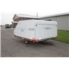 Image 8 : Northtrail 10'x8' enclosed snowmobile trailer, white, single, 2007 model, Local Municipal Unit