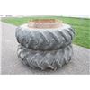 Image 2 : Goodyear 18.4x38 T-rail duals with hardware