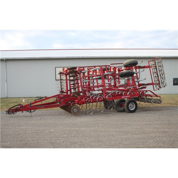 Kongskilde 2950 20' soil finisher, double rolling harrows, rear hitch, low acres
