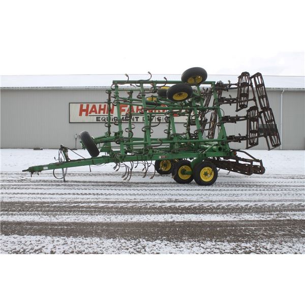 JD 980 30' S-tine cultivator, doulble Salford rolling baskets, walking tandems, local unit from reti