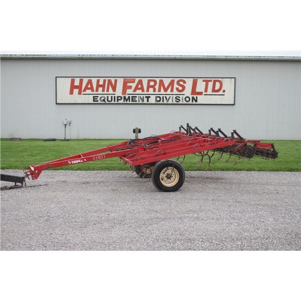 Kongskilde PGB 12 1/2' S-tine cultivator, double rolling baskets