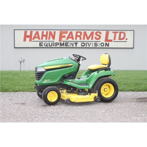 JD X570 lawn mower, 54" deck, 48 hours, 2018 Model, as new