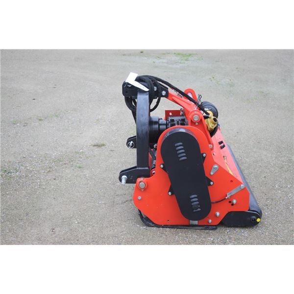 New and Unused 5'3" hydraulic, off set flail mower, 3pth