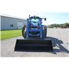 Image 3 : New Holland TM155 4wd tractor, cab, air, 4 remotes, Buhler 2795HD self leveling loader, 8' bucket, 3