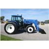 Image 5 : New Holland TM155 4wd tractor, cab, air, 4 remotes, Buhler 2795HD self leveling loader, 8' bucket, 3