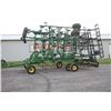 Image 11 : JD 2210 41' cultivator, castor gauge wheels, 3 bar spike rolling basket combo harrow, rear hitch and