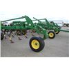 Image 3 : JD 2210 41' cultivator, castor gauge wheels, 3 bar spike rolling basket combo harrow, rear hitch and