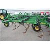 Image 9 : JD 2210 41' cultivator, castor gauge wheels, 3 bar spike rolling basket combo harrow, rear hitch and