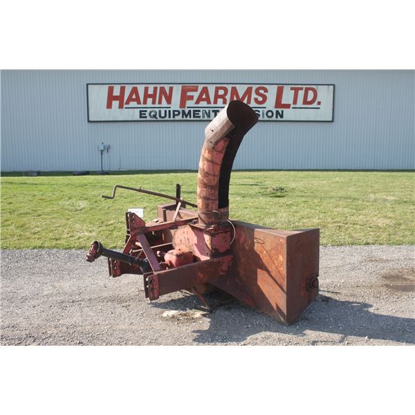 Hagedorn 7' single auger snowblower, 3pth