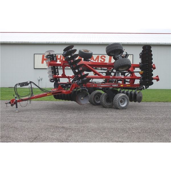 CIH 345 True-Tandem 22' rock flex disc, Agronomic Design, NEW and UNUSED, HD tires