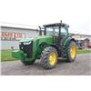Image 2 : JD 8245R 4wd tractor, cab, air, Eco powershift, 520/85R42, 4 remotes, quick hitch, 12 front weights,