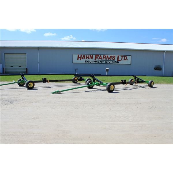 New and Unused Challenger HC 35 35' header carrier wagon, low profile HD 12" tires, green