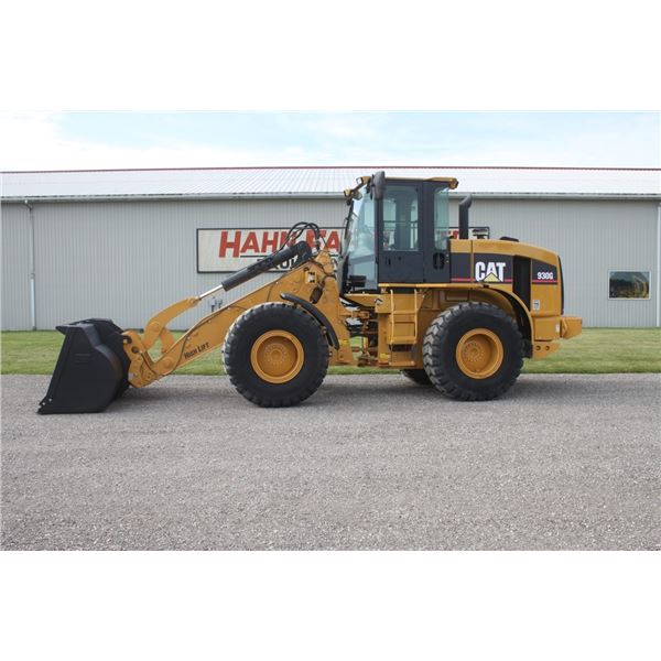 Caterpillar 930G highlift 4wd wheel loader, cab, air, ride control. Mellenium 5 scale, Loadrite prin