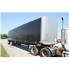 Image 3 : Transport Eagle 48' tandem axle flat bed trailer, curtain side covered, ratchet straps, low miles, l