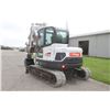 Image 8 : Bobcat E85 excavator, cab, air, hydraulic thumb, long stick, coupler, dozer blade, 2700 hours, one o