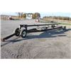 Image 1 : P&K Mfg 35' header carrier wagon, dolly front axle, tandem rear axles, Used