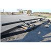 Image 5 : P&K Mfg 35' header carrier wagon, dolly front axle, tandem rear axles, Used