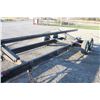 Image 6 : P&K Mfg 35' header carrier wagon, dolly front axle, tandem rear axles, Used