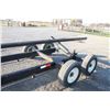 Image 7 : P&K Mfg 35' header carrier wagon, dolly front axle, tandem rear axles, Used
