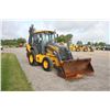 Image 4 : JD 410K 4wd backhoe, cab, air, extendahoe, front hydraulic coulper, rear auxilary hydraulics, hydrau